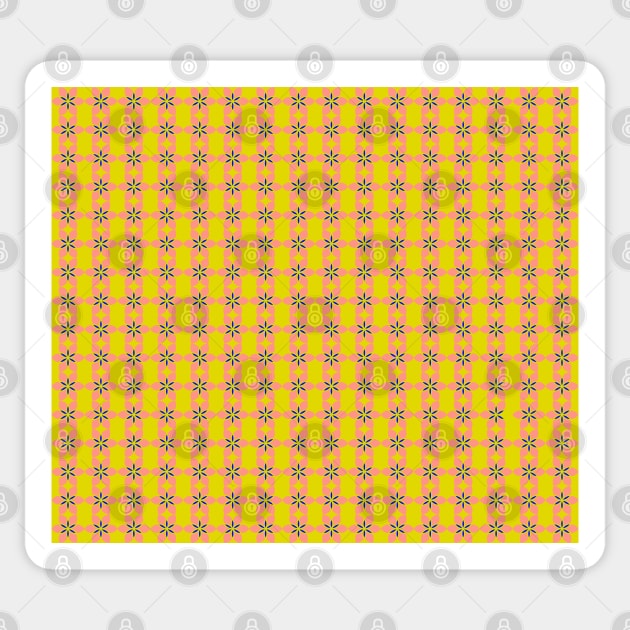 Flower pattern, version 28 Sticker by iulistration